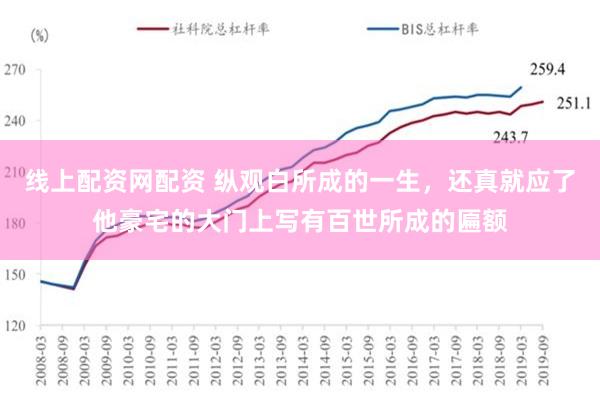 线上配资网配资 纵观白所成的一生，还真就应了他豪宅的大门上写有百世所成的匾额