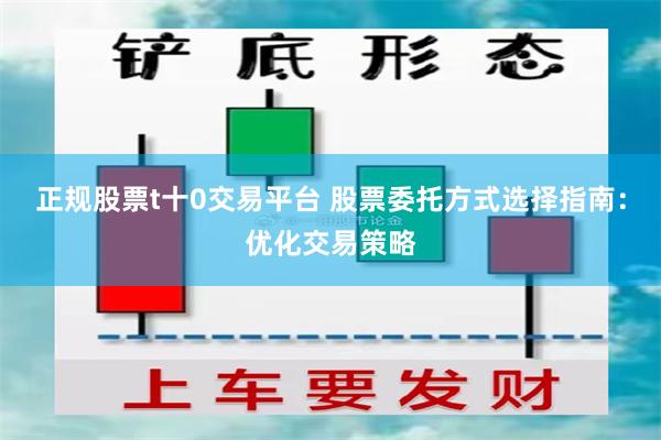 正规股票t十0交易平台 股票委托方式选择指南：优化交易策略