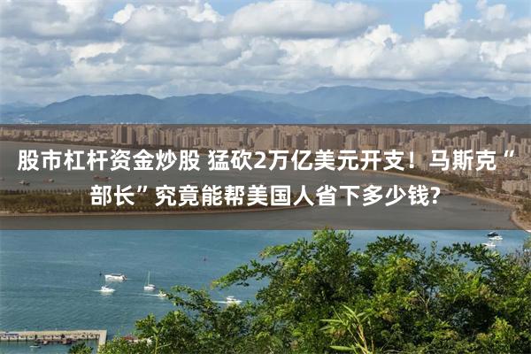 股市杠杆资金炒股 猛砍2万亿美元开支！马斯克“部长”究竟能帮美国人省下多少钱?